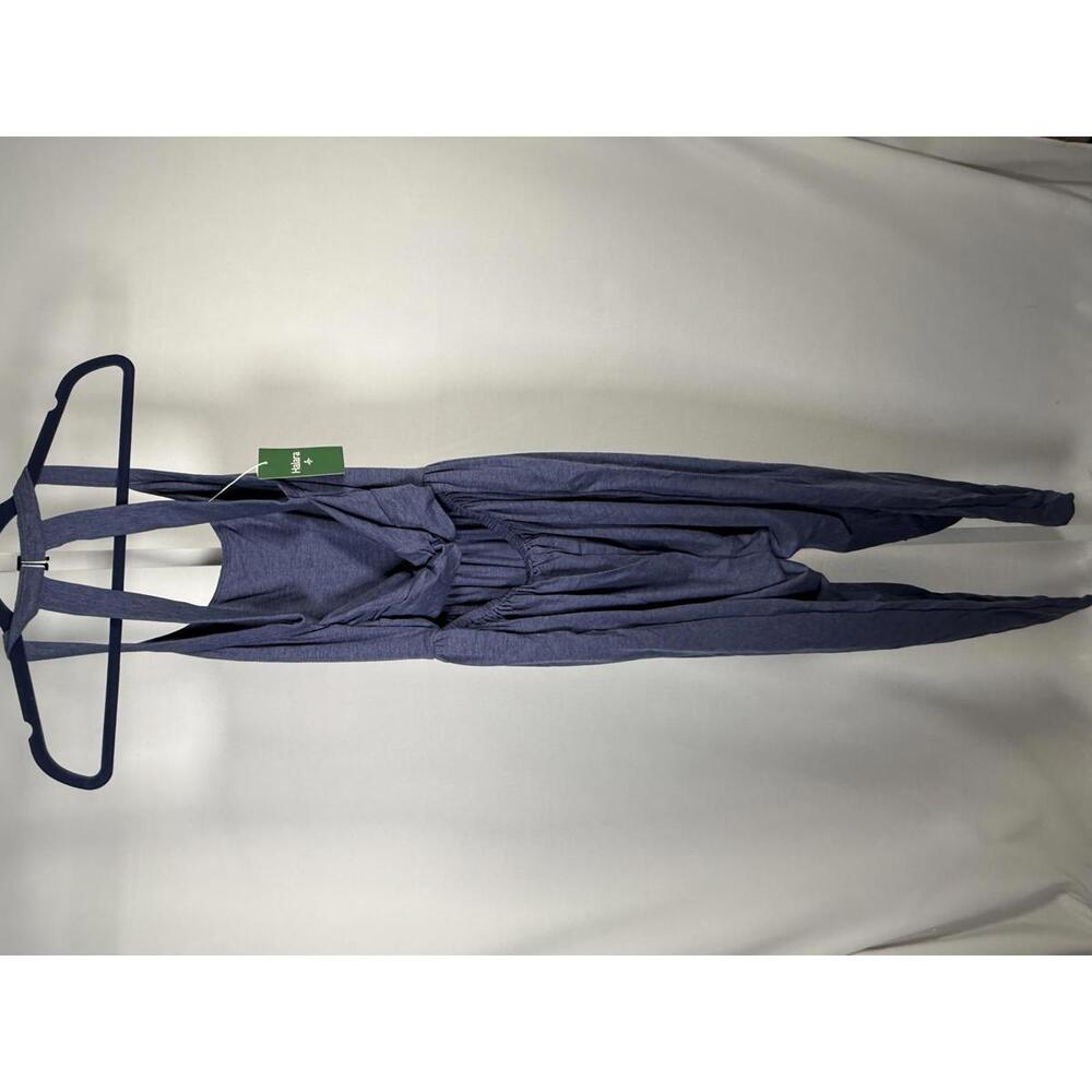 NWT Halara U Neck Pocket Harem Casual Jumpsuit-Easy Peezy Edition Blue Size XS - Picture 6 of 8